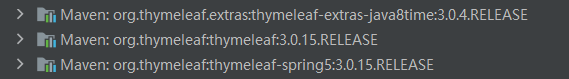 Thymeleaf依赖包